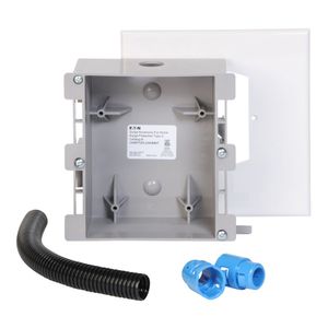 Eaton CHSPT2FLUSHMNT Flush Mount Kit With Work Box 7-Inch x 3.75-Inch x 6.5-Inch Plastic Gray