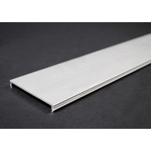 Wiremold AL3300C-5 Satin Anodized Extruded Aluminum 1-Channel Raceway Cover 2-7/8-Inch x 5-ft AL3300 Series