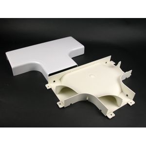 Wiremold 5415FO Non-Metallic Radiused Full Capacity Tee Ivory For 5400 Series Multi-Channel Non-Metallic Surface Raceway System