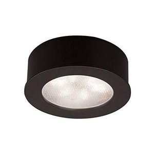 WAC Lighting HR-LED87-BK HR-LED87 Series Button Light 5-Watt 24-Volt 3000K Black Responsible Lighting LEDme