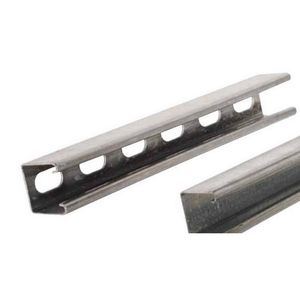 B-Line C22SH-120GLV Pre-Galvanized Commercial Grade Slotted Strut Channel 120-Inch x 1-5/8-Inch x 1-5/8-Inch