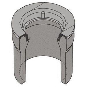 Oldcastle G03TBOX Concrete Traffic Valve Pull Box 10-3/8-Inch x 12-Inch Christy