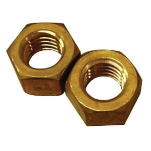 Industrial Threaded Products 50CNFHI Silicon Bronze Finished Hexagonal Nut 1/2-13