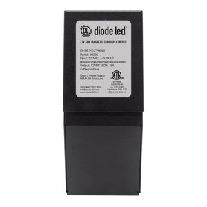 DiodeLED DI-MLV-24V20W Magnetic Low Voltage Dimmable LED Driver 120-Volt AC Input 24-Volt DC Output 20-Watt Output