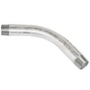 ELB-GALV-2-1/2-45-DEGREE Schedule-40 Galvanized Steel 45-Degree Rigid Conduit Elbow 2-1/2-Inch