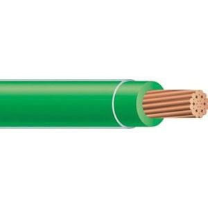 THHN-1/0-GN-1000 Stranded Copper THHN Cable 1/0-AWG 1000-ft Master Reel Green