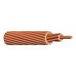 BARE-SD-4/0-7STR-CU-500R Soft Drawn Bare Copper Bare Wire 4/0-AWG 500-ft