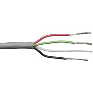 Stranded Tinned Copper Unshielded Multi-Conductor Audio/Control And Instrumentation Cable 18/4 1000-ft Reel Gray