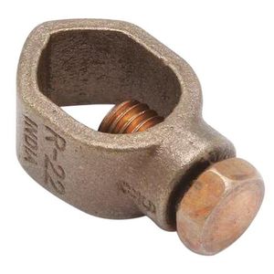 Burndy GRL5 Copper Alloy Light-Duty Unplated GRL Mechanical Grounding Connector 0.94-Inch x 1.34-Inch