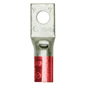 Burndy YA8CL1-BOX Electro Tin Plated Copper 1-Hole YA-L Compression Lug 8-AWG 1/4-Inch Hylug