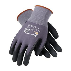 PIP 34-874/M Seamless Knit Gloves Medium Seamless Nylon Black/Gray MaxiFlex Ultimate