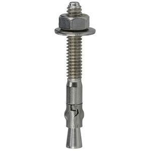 Dottie W14134 Zinc Plated Fully Threaded Wedge Anchor 1/4-Inch x 1-3/4-Inch