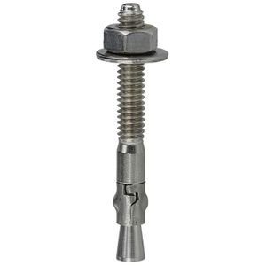 Dottie W14314 Zinc Plated Fully Threaded Wedge Anchor 1/4-Inch x 3-1/4-Inch