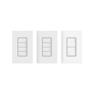 Lutron RRST-W4B-WH 4-Button Keypad White RadioRA 3 Sunnata