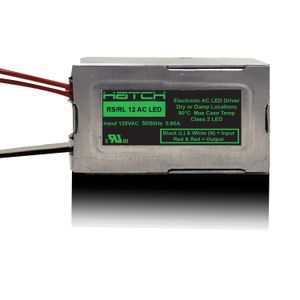 Hatch Lighting RL12-60M-LED Dimmable LED Driver 120-Volt AC Input 12-Volt AC Output 60-Watt Output