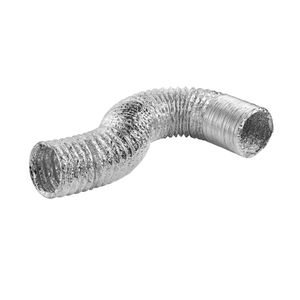 Lambro 413 Flexible Air Connector Duct 3-Inch x 25-ft Aluminum Lamaflex