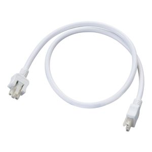 Halo Home HU103P Daisy Chain Connector Matte White For Use With Halo HU10 Integrated Driver LED Undercabinet Fixture