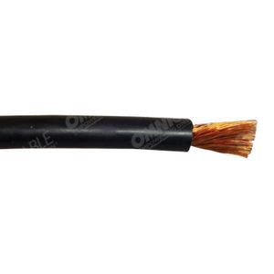 Omni Cable B20401-BK Stranded Fully Annealed Bare Copper Flexible And Portable Welding Cable 4-AWG Black