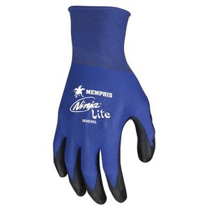 MCR Safety N9696XL Dipped Multi-Purpose Glove X-Large 18 Gauge Nylon Ninja