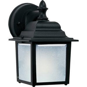 Maxim Lighting 66924BK 1-Light LED Wall Mount Fixture 9-Watt 120-Volt Black Side Door