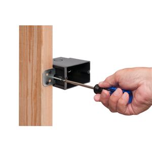 Arlington FA101H 1-Gang Non-Metallic Outlet Box 4.8-Inch x 2.299-Inch x 3-7/8-Inch 21-Cubic-Inch