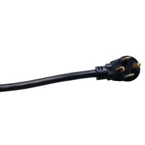 Coleman Cable 09156-88-08 Bare Copper SRDT Flat Dryer Power Supply Cord 10/4 6-ft Black