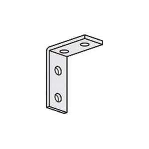 Gregory G311 Electrogalvanized Carbon Steel 4-Hole 90-Degree Corner Angle 3-1/2-Inch x 4-1/8-Inch G-Strut