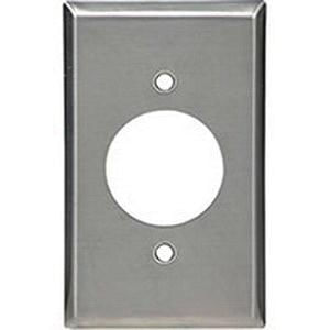 Mulberry 97111 430 Stainless Steel 1-Gang Wallplate (1) 20-Amp TL Receptacle