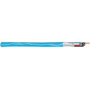 Southwire 58450201 Stranded Bare Copper Shielded Overall Shield Plenum Rated Multi-Conductor Cable 18/2 1000-ft Pull Box Blue