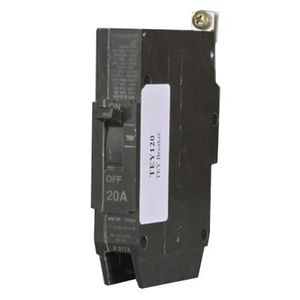 GE Industrial TEY120 Bolt-On Mount Molded Case Circuit Breaker 1-Pole 20-Amp 277-Volt AC 125-Volt DC