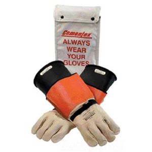 Cementex IGK2-14-11B Class 2 Insulating Glove Kit Size 11 Rubber Black