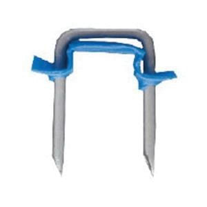 Briscon SN-40-IB-5M Blue Zinc Plated Low Carbon Steel Cable Staple 1 Inch Length x 1/2 Inch Width