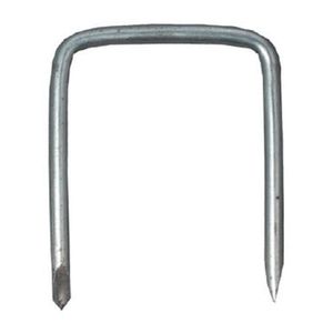 Briscon SN-500-B-100 Zinc Plated Carbon Steel 2-Nail Cable Staple 2-1/8-Inch Length x 1-5/8-Inch Width