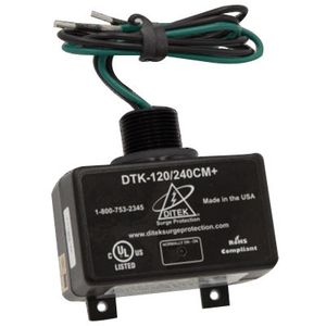 Ditek DTK-120/240CM+ Split Phase Surge Protective Device 50-Kilo-Amp 120/240-Volt AC