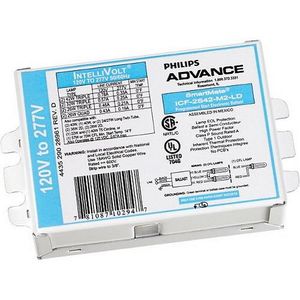 Philips Advance ICF2S42M2BS35M (2) 42-Watt CFTR42W/GX24Q Lamp Electronic Fluorescent Ballast 120 - 277-Volt SmartMate