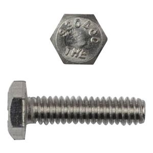 STAR 1/4X2SS304 304 Stainless Steel Full Threaded Machine Bolt 1/4-Inch x 2-Inch