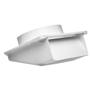 Lambro 153W Under Eave Vent 3-Inch White Plastic