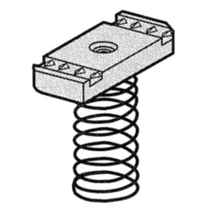 Versabar VSN-1037-SS 316 Stainless Steel VSN 1000 Series Lateral Locking Nut With Medium Spring 3/8-16