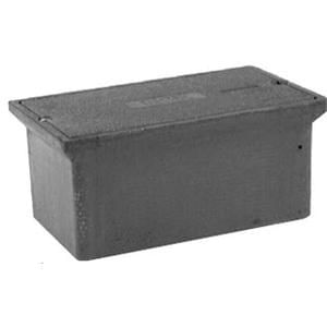 Quazite PC0608HA0017 Polymer Concrete PC Style 15-Tier Cover With 2 Bolts Logo: ELECTRIC