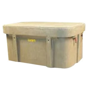 Quazite PG2436Z5669F Polymer Concrete Underground Enclosure 24-Inch x 36-Inch x 24-Inch