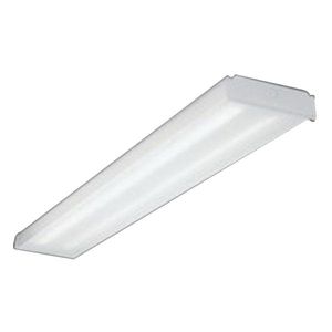 Cooper Lighting 4WNLED-LD4-40SL-F-UNV-L835-CD1-U Utility LED Wraparound 36-Watt 120 - 277-Volt High Reflective Paint White Enamel Metalux WNLED