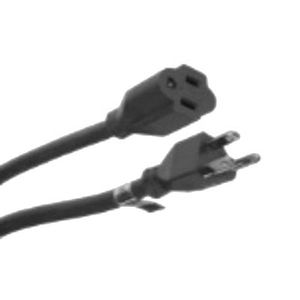 Global Manufacturing GMLD143-8 Power Cord 14/3 Black