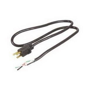 Coleman Cable 09709-88-08 Stranded Bare Copper SJTW Replacement Power Supply Cord 16/3 9-ft Black