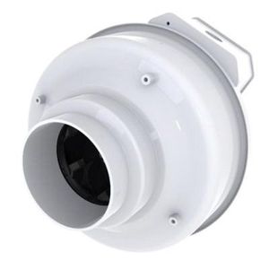 Fantech FR-110 In-Line Centrifugal Fan 167 CFM Thermoplastic