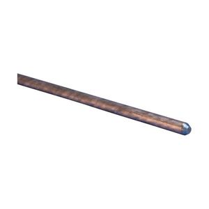 Erico 615880 Electrolytic Copper Coating Copper Bonded Steel Pointed Ground Rod 5/8-Inch x 8-ft