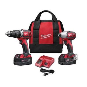 Milwaukee Tool 2697-22 Cordless Lithium-Ion 2-Tool Combo Kit 18-Volt M18