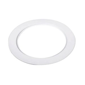 Halo Home HLB4ROTMW 4-Inch Round Oversized Trim Plate Matte White For HLB4 and HLA4 Downlight