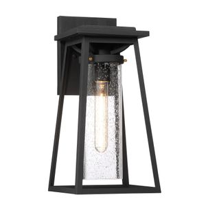 Minka Lavery 72713-66G 974269 1-Light Wall Light 100-Watt Sand Black With Gold Highlights The Great Outdoors Lanister Court