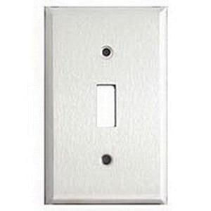 Mulberry 97071 430 Stainless Steel Standard Size 1-Gang Toggle Switch Wallplate 1-Toggle Switch