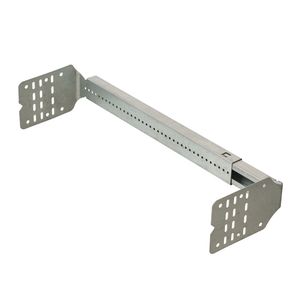 Arlington SL18 Silver Steel Adjustable Slide Bar 12 - 18-Inch